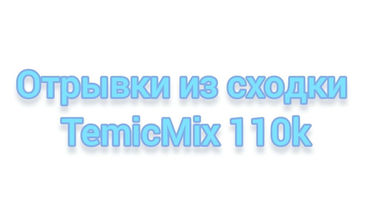 Сходка TemicMix 110k