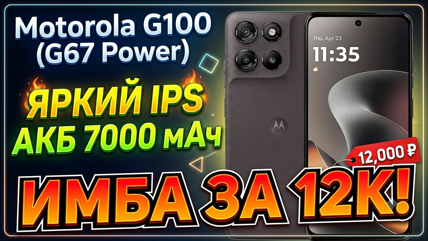 ИМБА ЗА 12000 РУБЛЕЙ | MOTOROLA G100 (G67 POWER) ОБЗОР БЕЗ ВОДЫ