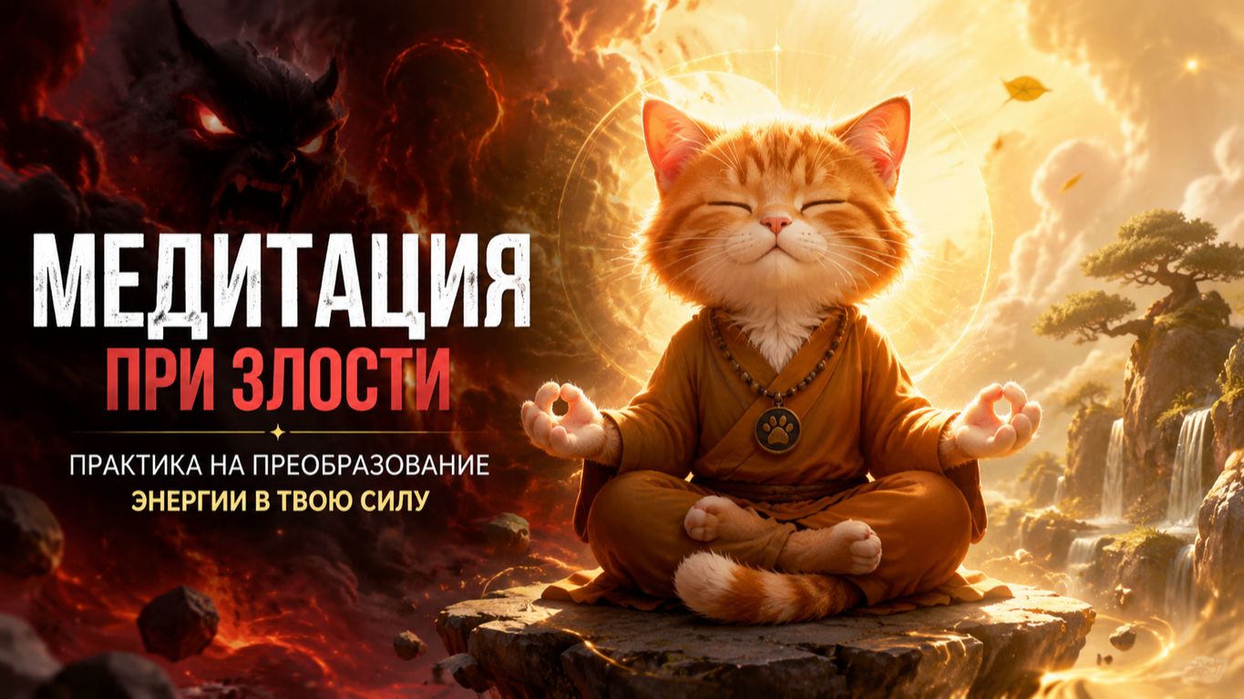 Медитация при злости| Практика всего 4 минуты