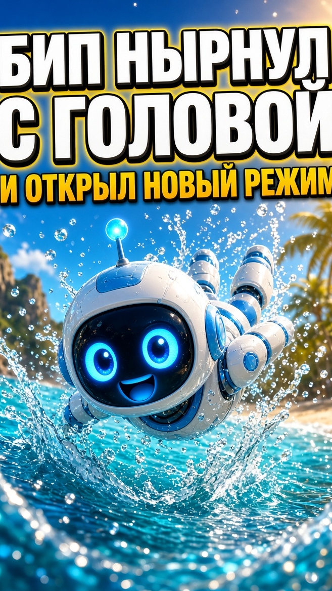 Бип нырнул с головой… и открыл новый режим #Shorts