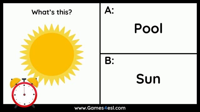 Summer Vocabulary And Quiz For Kids