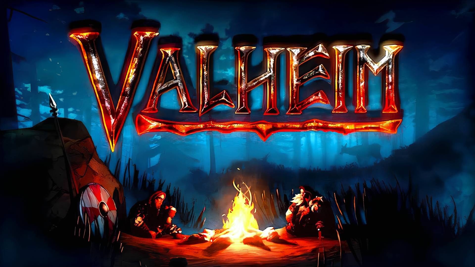 Valheim 2026  4 - добыча обсидиана и серебра  повесть как двое тележку  на гору катили.