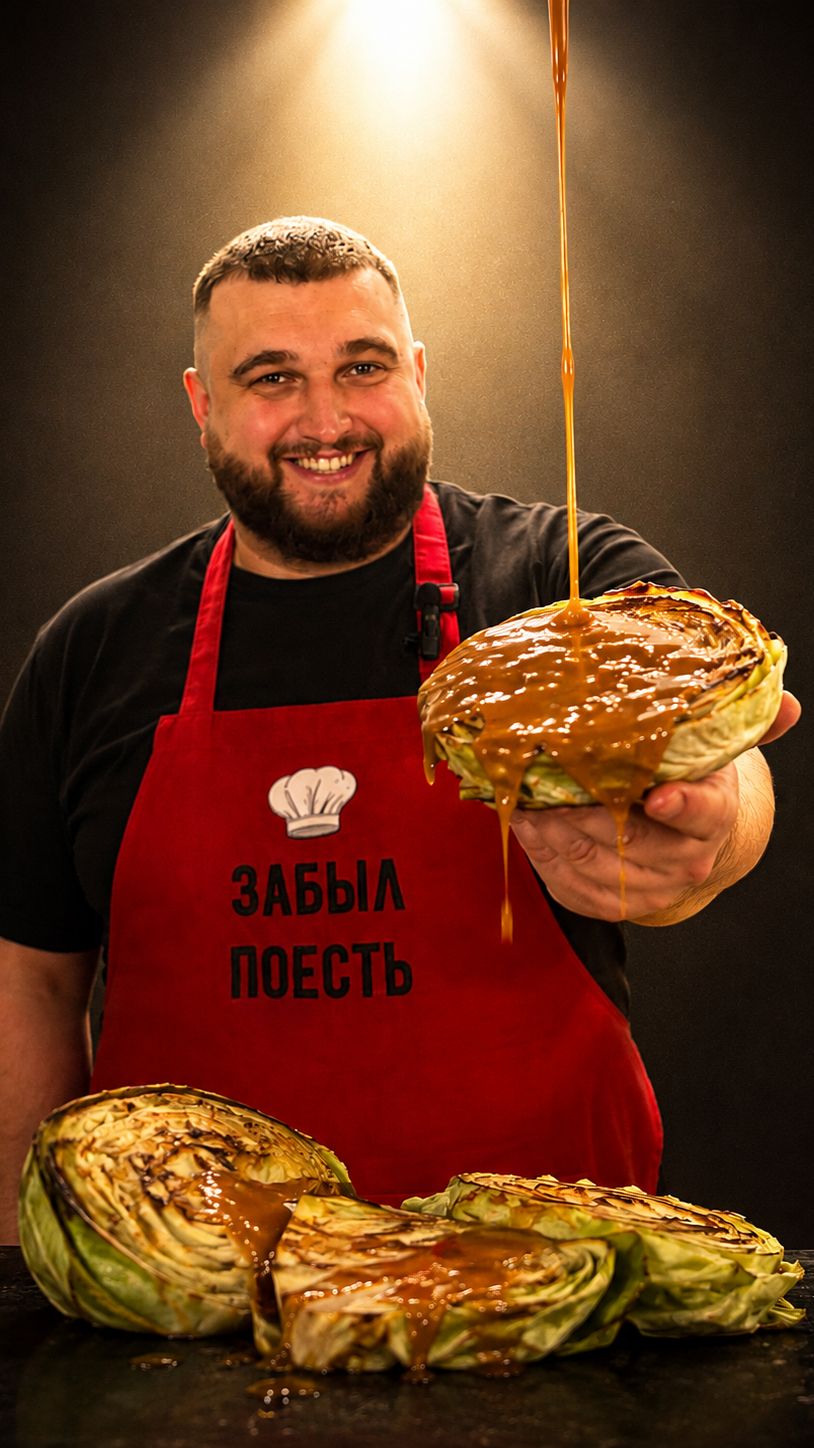 стейк из капусты #стейк #еда #ужин #кулинария #овощи #веган #готовка