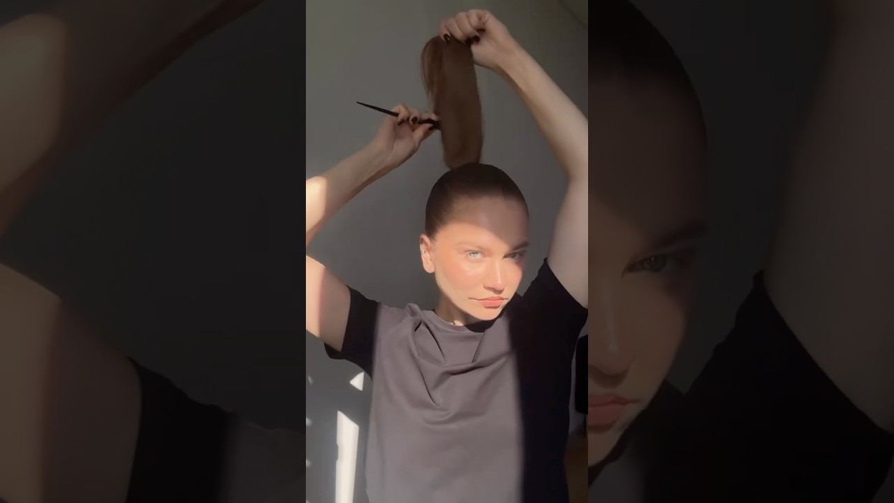 Создаем самый гладкий пучок  сохраняй и повторяй