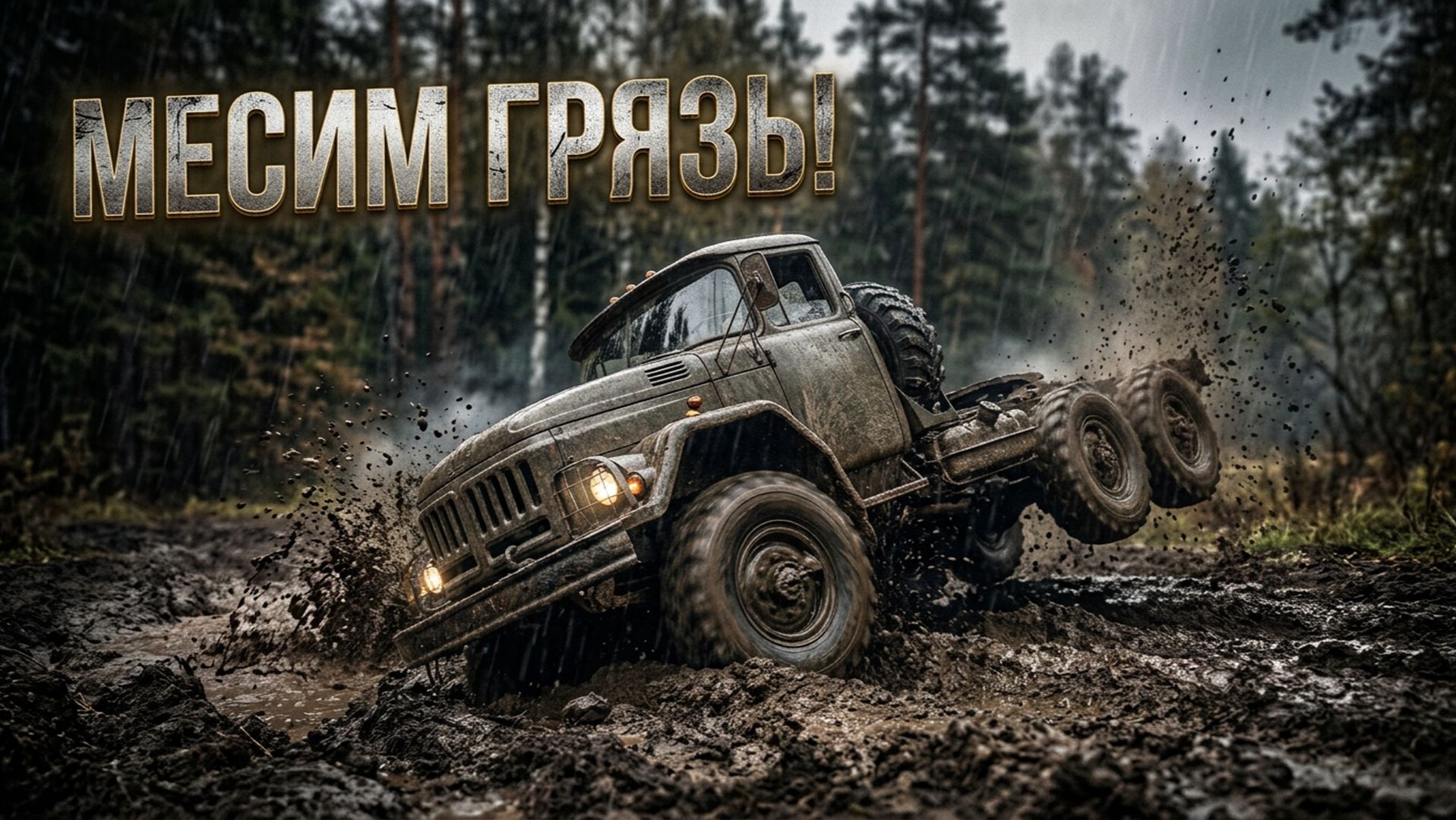 MudRunner - Месим грязь! Вальтер стал водителем грузовика! #2