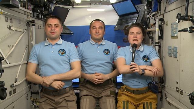 Видеоприветствие от орбитальной экспедиции МКС-75 к ЛевитовФесту-2026