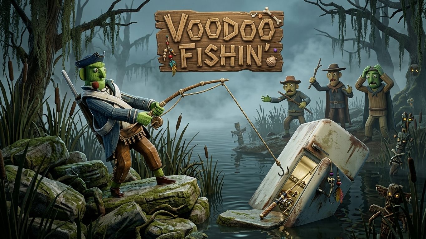 ВЫЛОВИЛ ХОЛОДИЛЬНИК И СУНДУК! ГДЕ ЛУЧШЕ ЛУТ???!!!! VOODOO FISHIN' #9
