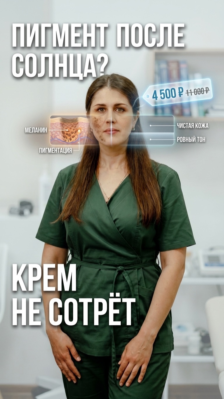 Пигментные пятна после солнца: убрать за 1 процедуру — Lumecca IPL 💡