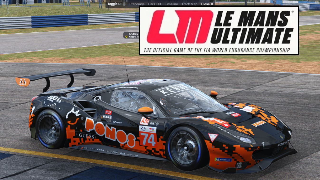Le Mans Ultimate. Online. Мои страдания и первый подиум! 2026.08.10