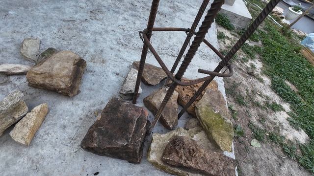 8-10 августа 2026г.Собрала урожай.Начала делать колонну из камня.