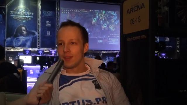 Интервью с Нейтроном после поражения! интервью Starcraft Warcraft