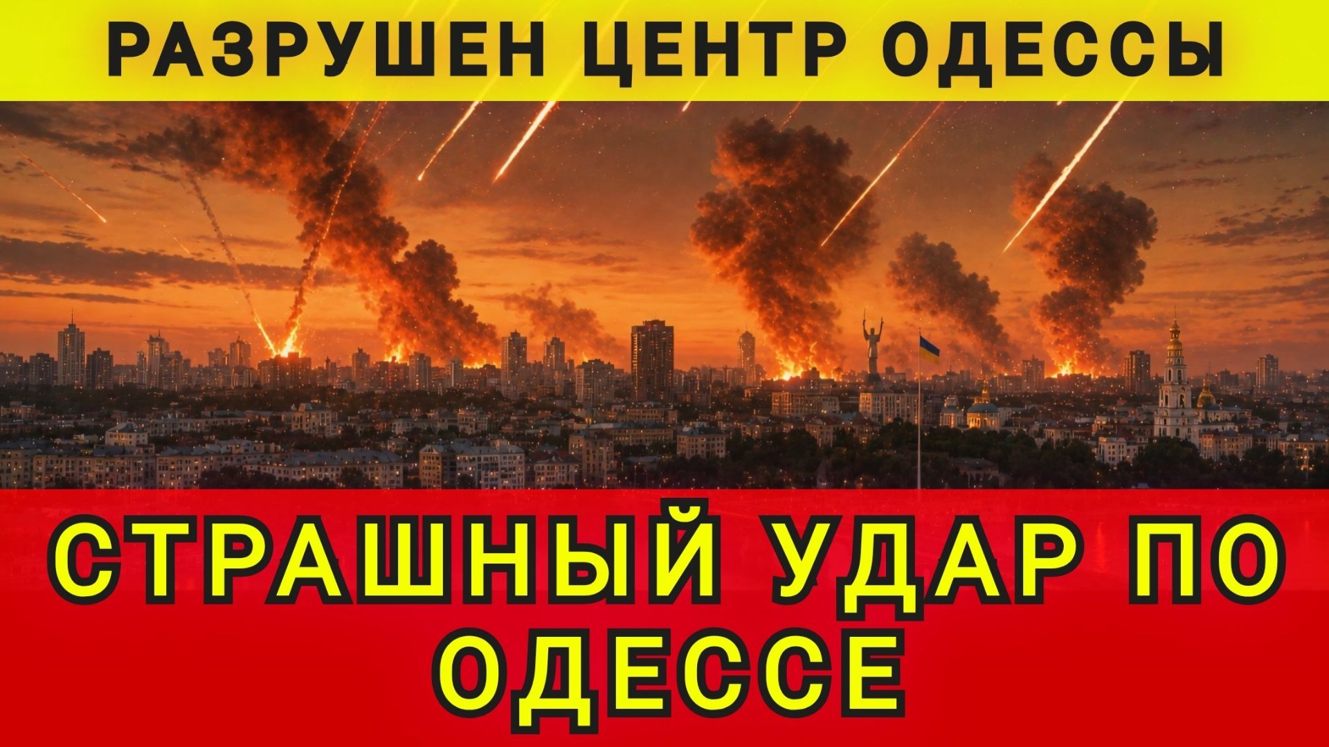 СТРАШНЫЙ УДАР ПО ОДЕССЕ !