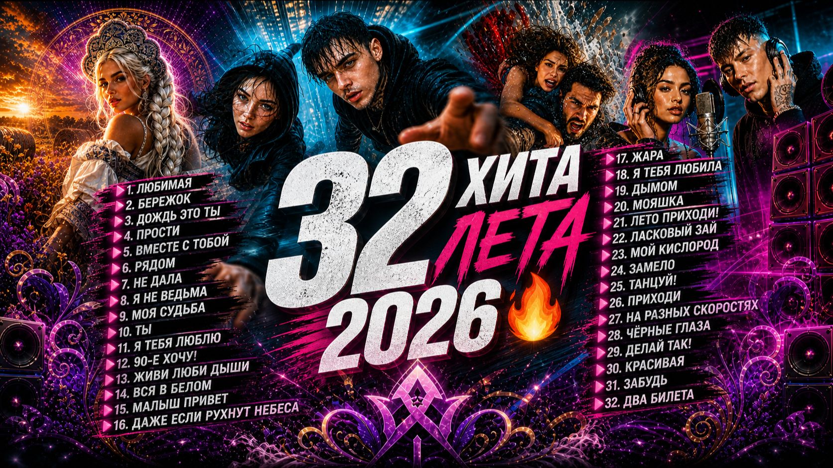 32 ХИТА ЛЕТА 2026 🔥 Лучшие Русские Танцевальные и Лирические Песни Года