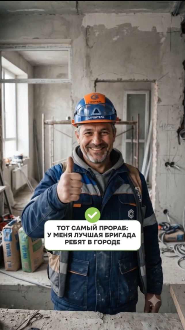 Так выглядит типичный прораб и его бригада, узнали?)