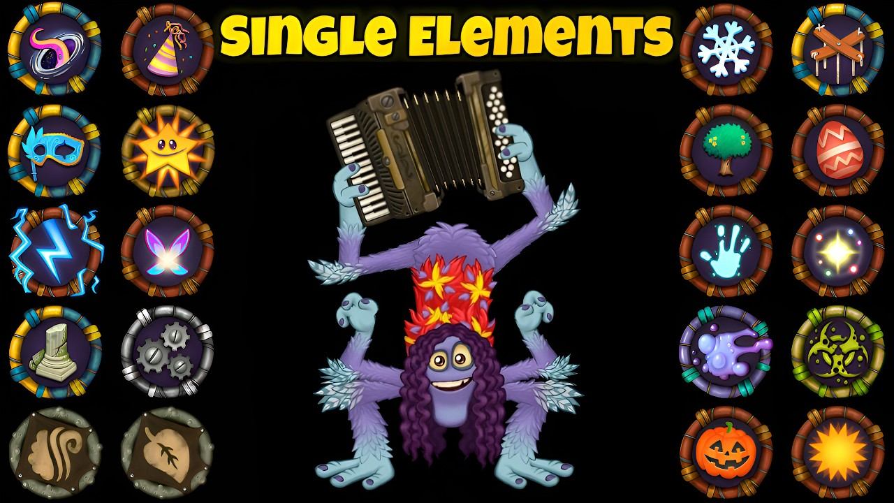 All New Single Element Monsters ~ My Singing Monsters