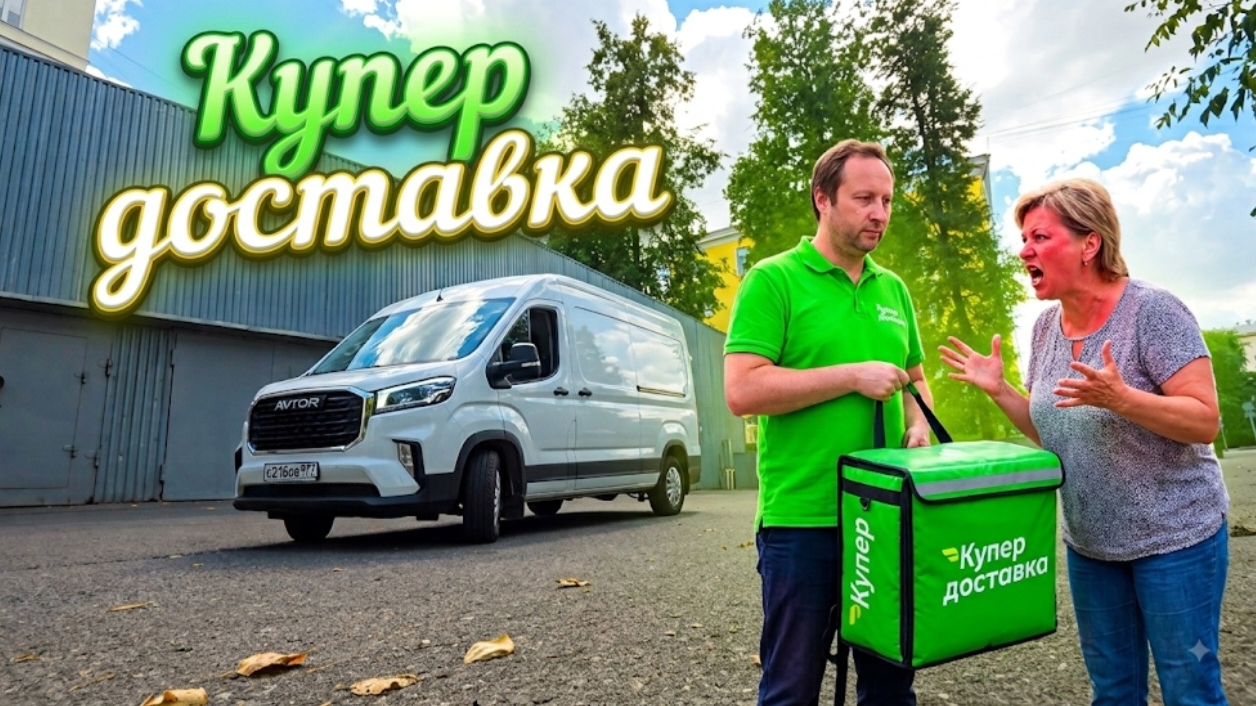 ШОК КУРЬЕР КУПЕР ДОСТАВКИ НА ГРУЗОВОМ ФУРГОНЕ / НА МЕНЯ НАБРОСИЛАСЬ ЖЕНЩИНА / ХОРОШАЯ СМЕНА