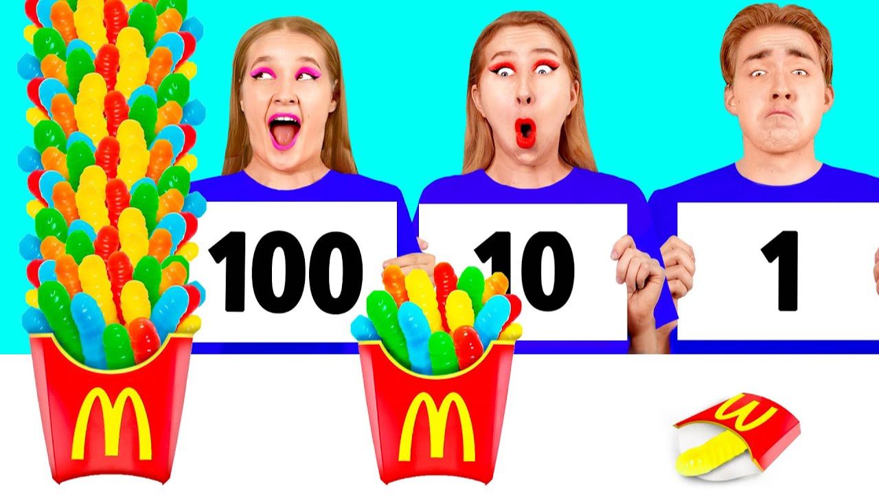 100 Слоев Еды Челлендж  Эпичная Битва с Едой