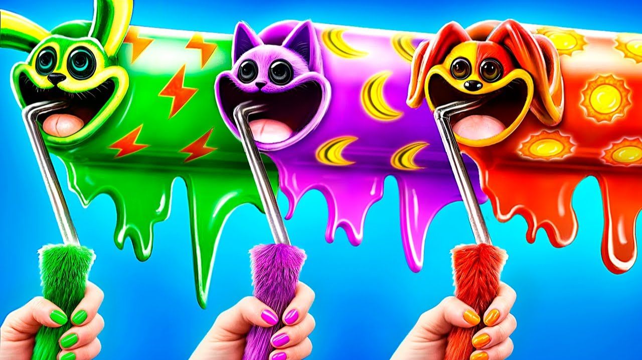 Мы построили секретный домик CATNAP! Домики Одного Цвета Челлендж! Poppy Playtime Chapter