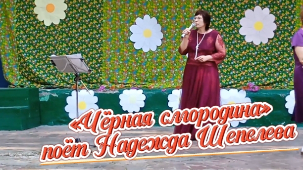 «Чёрная смородина» - поёт Надежда Шепелева 2022
