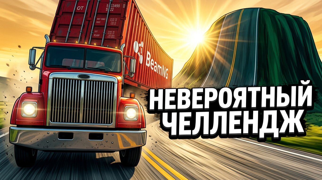 Гигантский выступ: какой тачке не суждено его пройти? 😱🚗 | BeamNG | Мультики