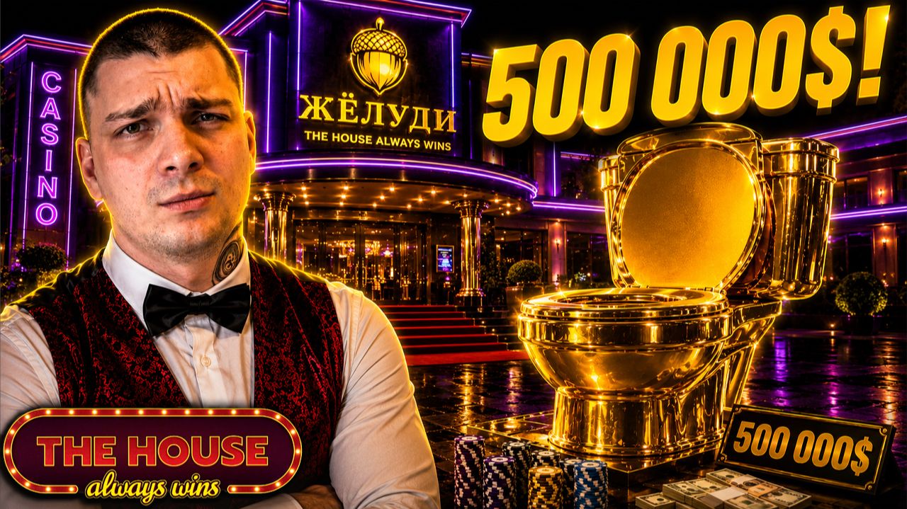Я ПОТРАТИЛ $500 000 НА ЗОЛОТОЙ УНИТАЗ! (The House Always Wins #15)