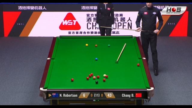 Снукер  China Open 2026. Нил Робертсон - Чан Бинъюй. 1/16 финала.