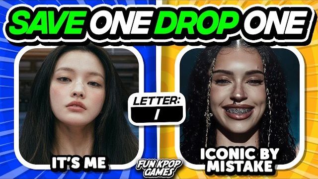 ⭐️ SAVE ONE DROP ONE A TO Z  | SAVE ONE KPOP SONG | KPOP QUIZ - FUN KPOP GAMES 2026