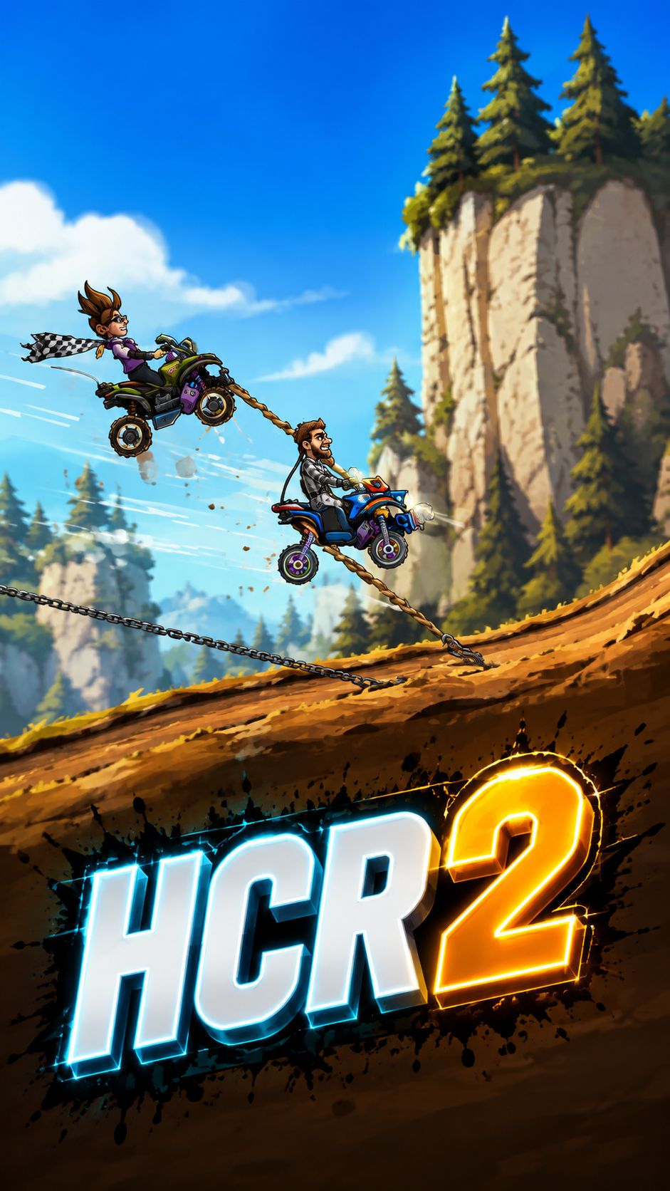 ⚓ Is ATV The Best Today? ⚓ (Cave Diving) - Hill Climb Racing 2 #shorts #hcr2