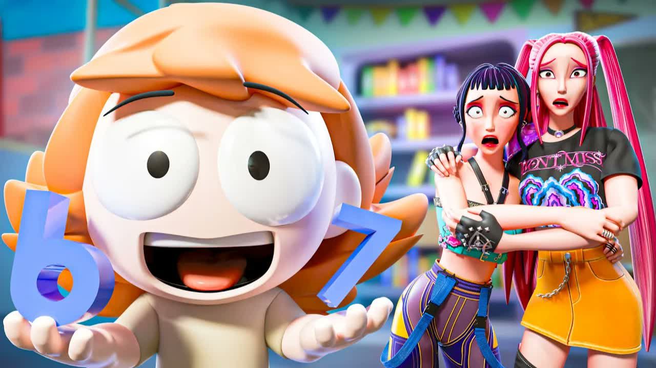 РУМИ И 67 ПАРЕНЬ В ШКОЛЕ?! K-Pop Охотницы на Демонов: Huntrix анимация