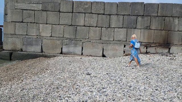 Дождь на море в Гудауте. А мы купаться!