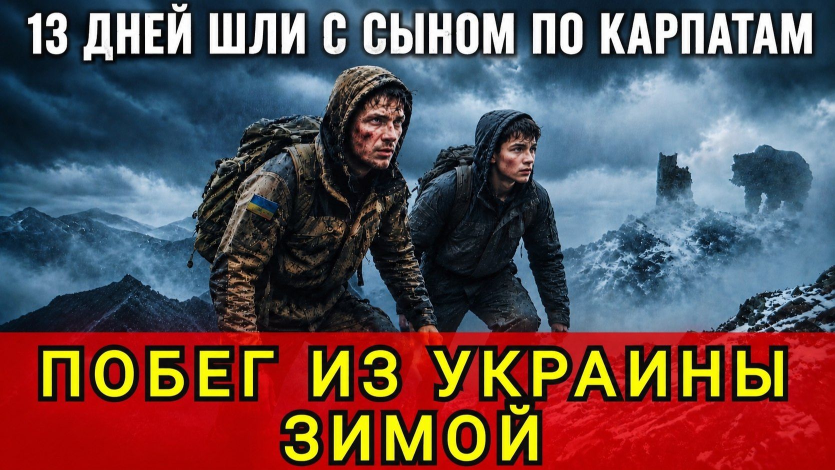 ПОБЕГ ЧЕРЕЗ КАРПАТЫ С СЫНОМ !