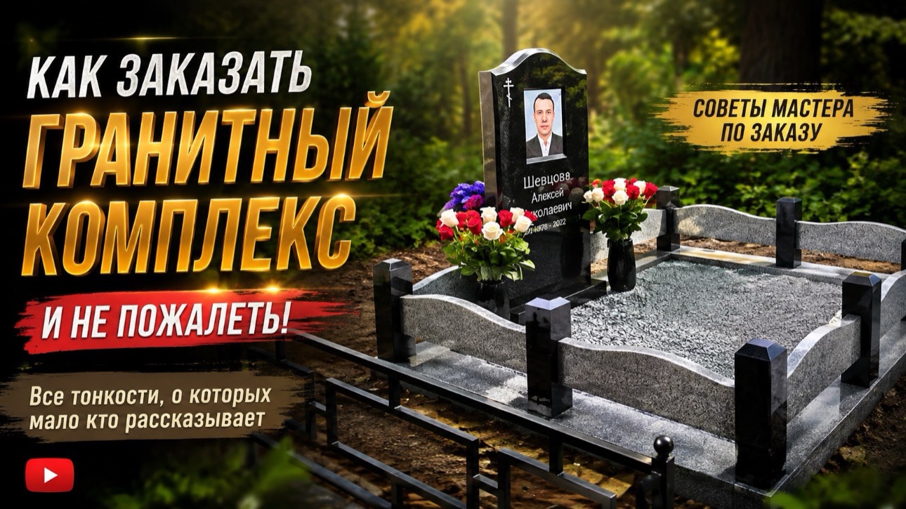 ГРАНИТНЫЙ КОМПЛЕКС. МАКЕТ 3D. ВСЕ ПОДРОБНОСТИ