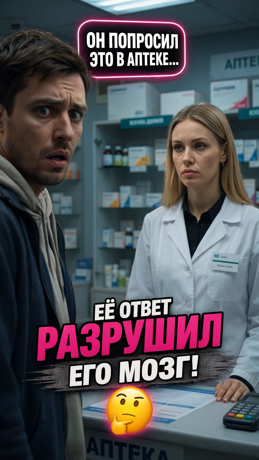 Когда работаешь по скриптам из фастфуда, но... 😂 в аптеке...