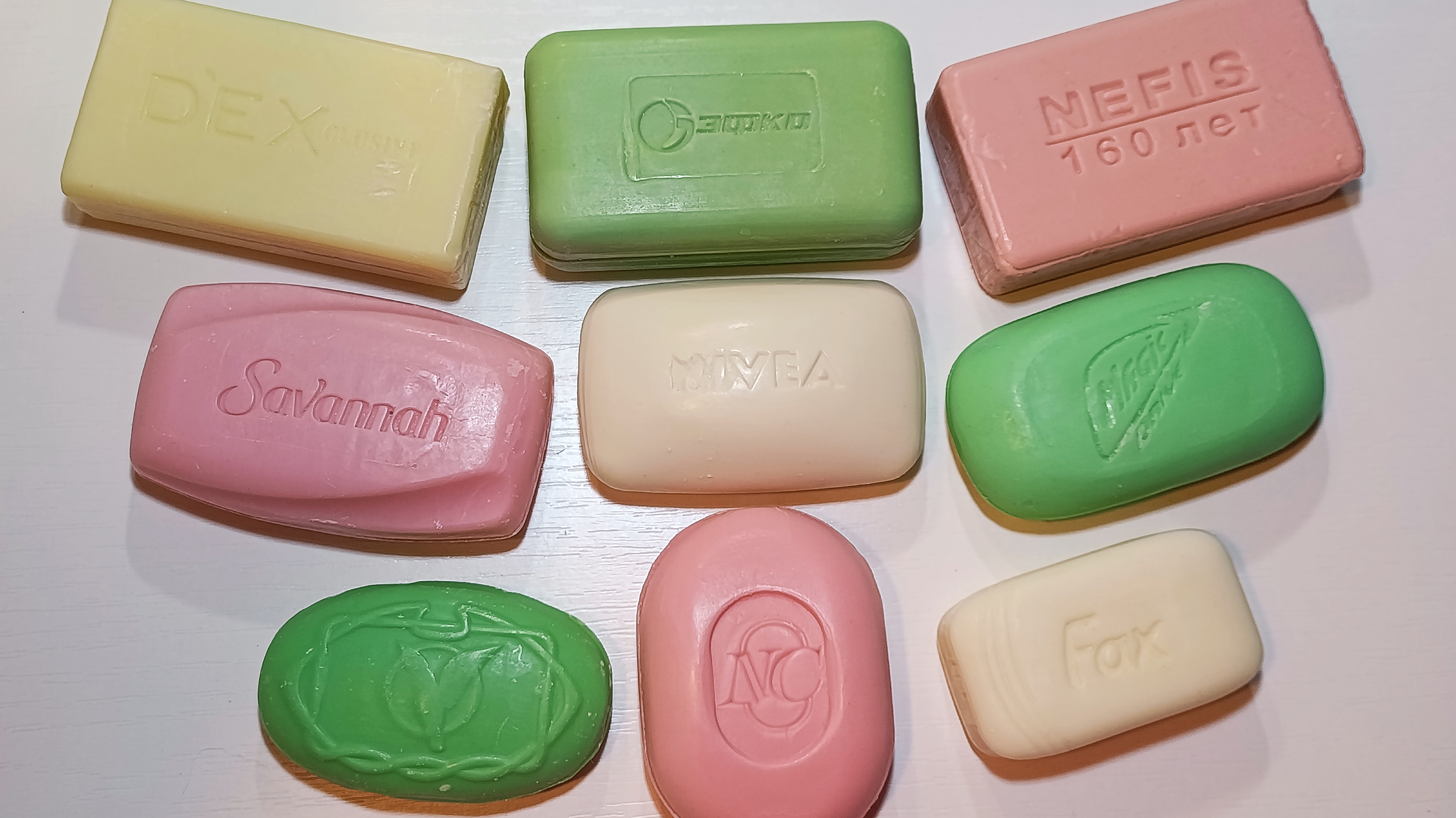ASMR Soap Cutting💚🤍💗 Резка мыла 🔪