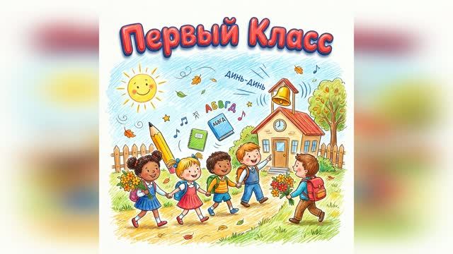 Песенка Первый класс!  Радость и учёба! Детские развивающие песни