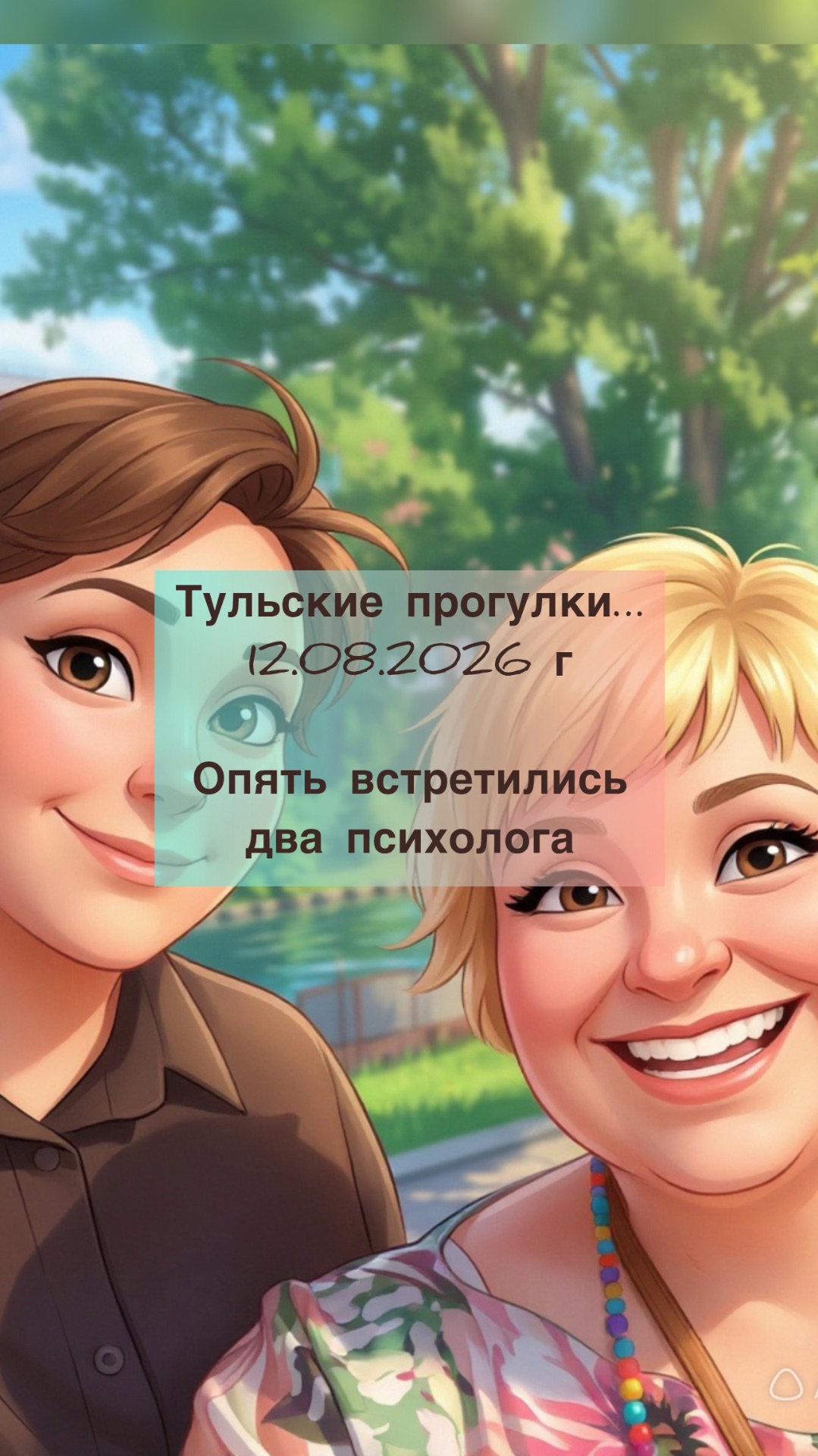 Тульские прогулки 2026 -08-11 Встретились два психолога