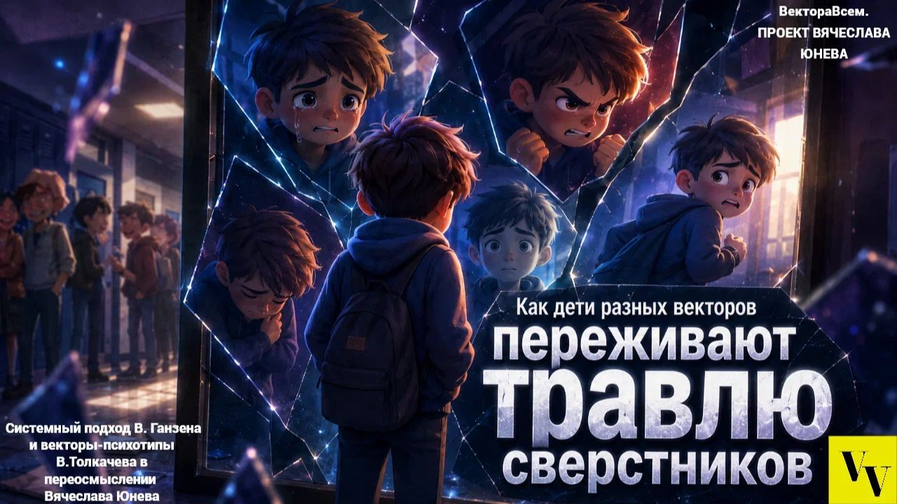 Как дети разных векторов переживают травлю сверстников