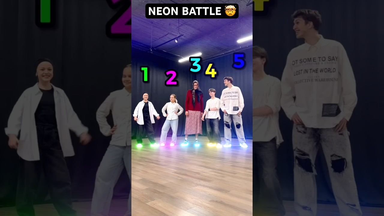 SHUFFLE BATTLE  WHO BEST ?  NEON MODE 