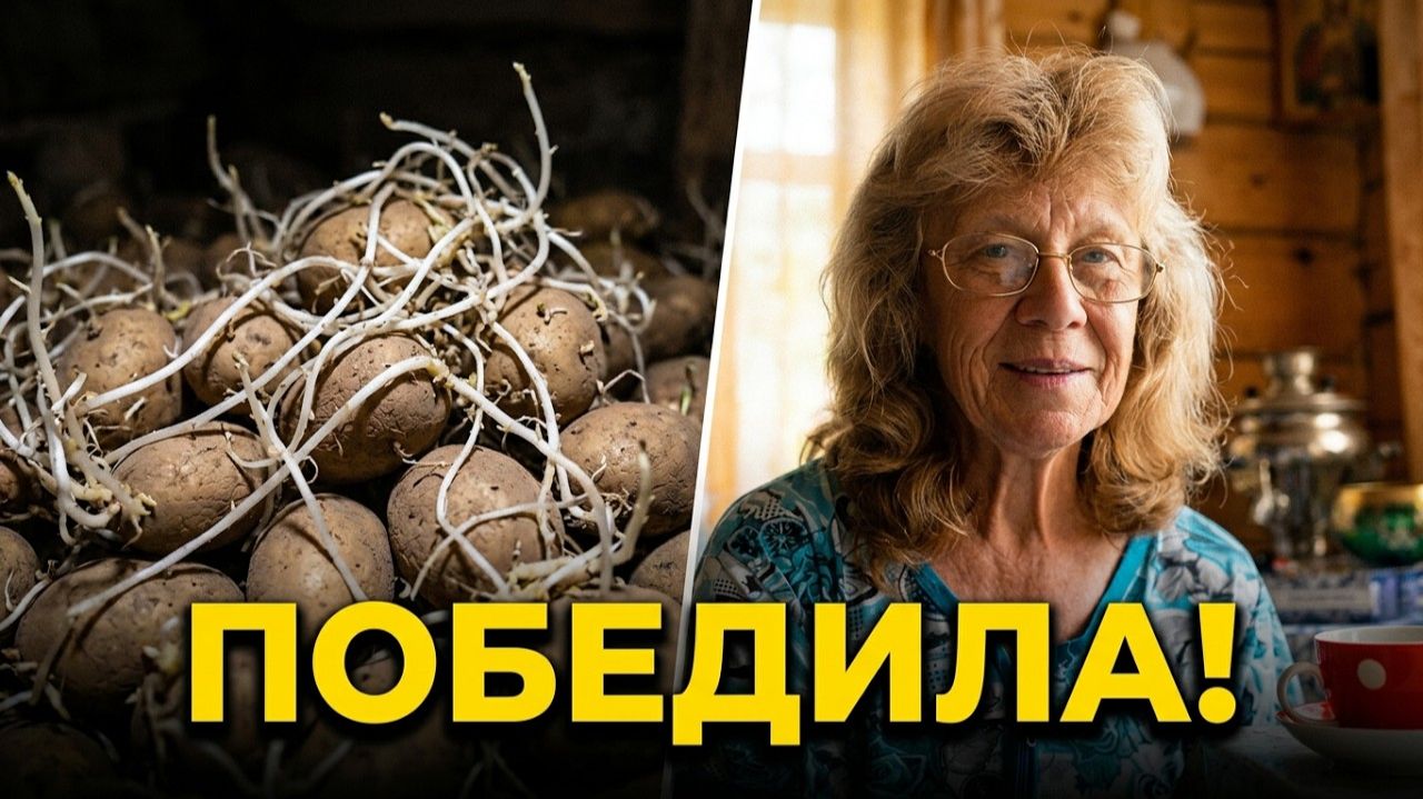 Картошка в подполе решила вырасти, а я решила, что нет : дни в деревне