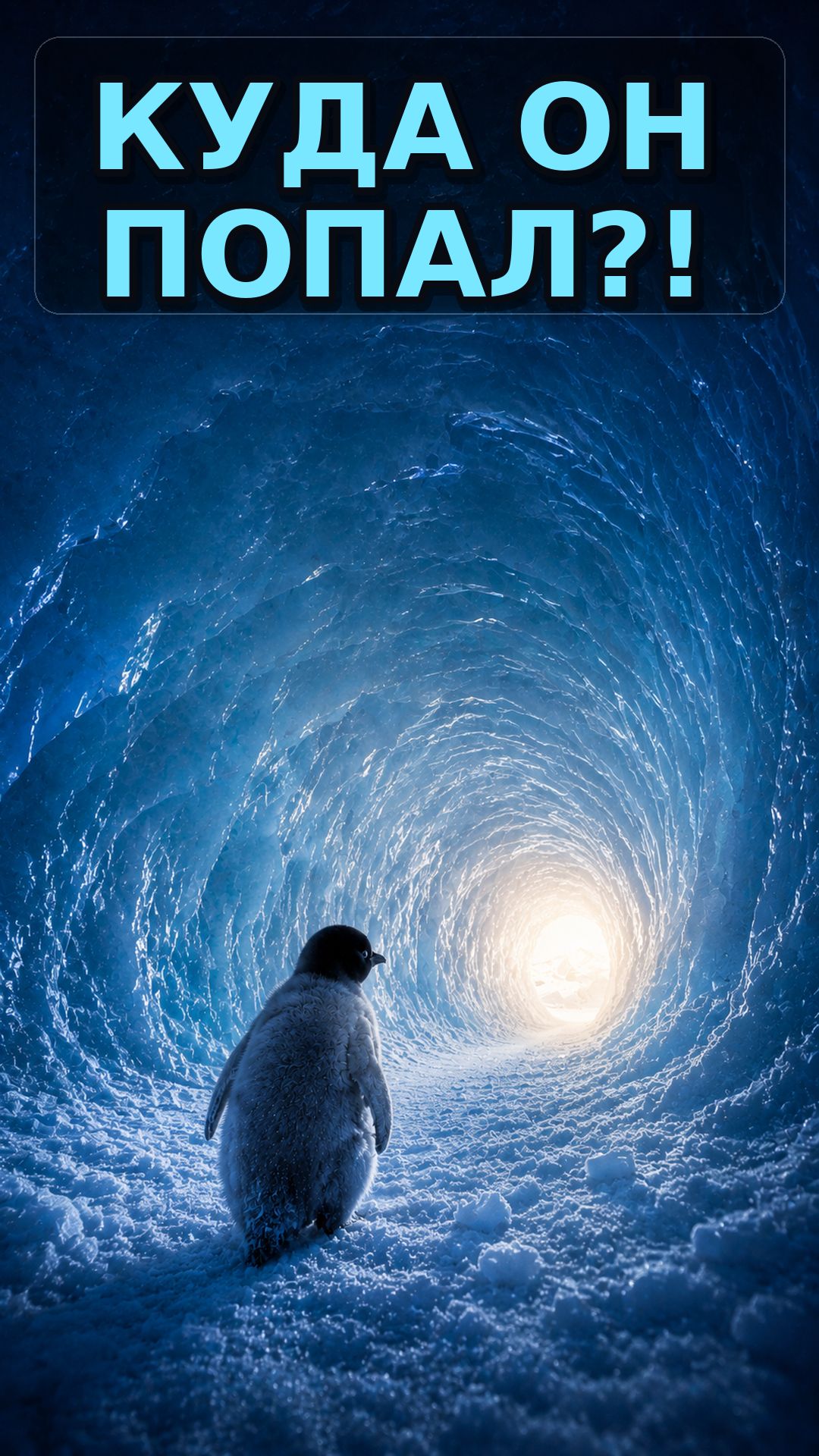 ПИНГВИНЁНОК ПОТЕРЯЛСЯ И НАШЁЛ ЛЕДЯНОЙ ТУННЕЛЬ! 🐧