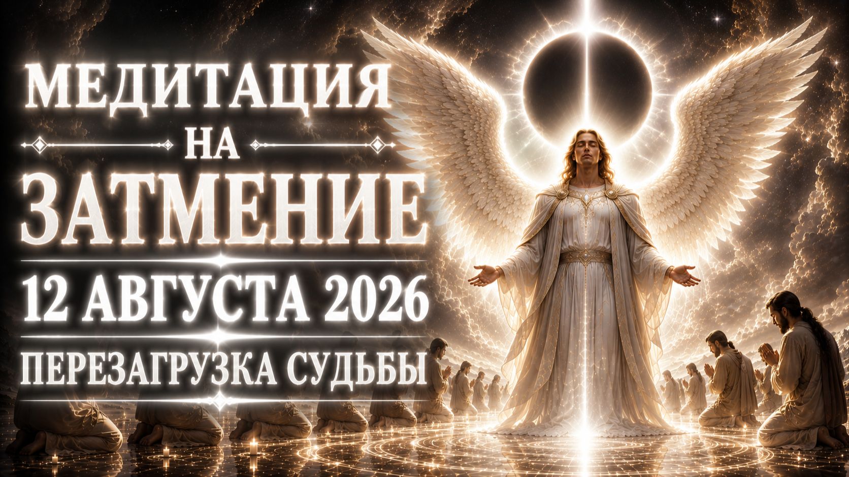 Медитация на затмение 12 августа 2026. Перезагрузка судьбы. | Абсолютный Ченнелинг