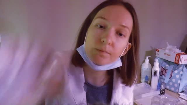 Aсмр врач травматолог - Ушиваю рану - Asmr