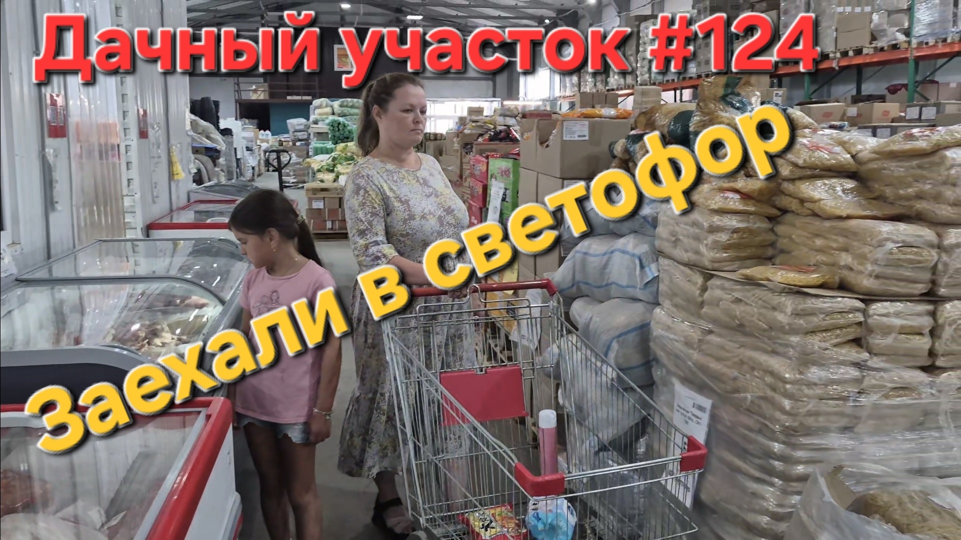 Закупились в СВЕТОФОРЕ для дачи! Честный обзор цен + Возвращаемся на участок (#124)