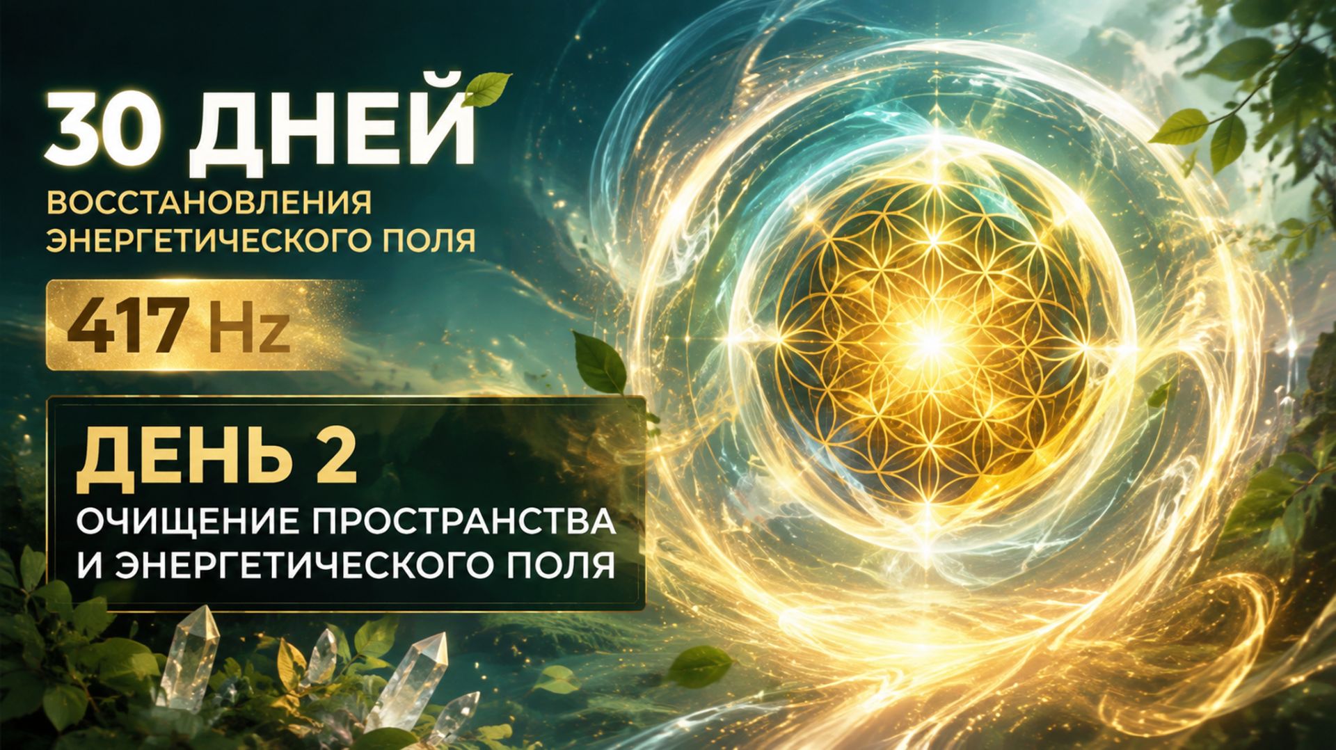 ДЕНЬ 2 | Очищение дома от негатива | 417 Hz для гармонии в пространстве 🏠✨
