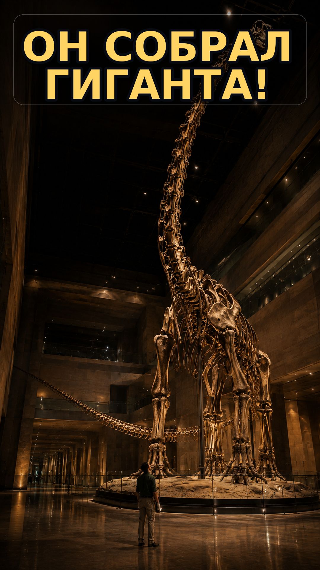 ОН СОБРАЛ ОГРОМНОГО ДИНОЗАВРА ПО ЧАСТЯМ! 🦕😱