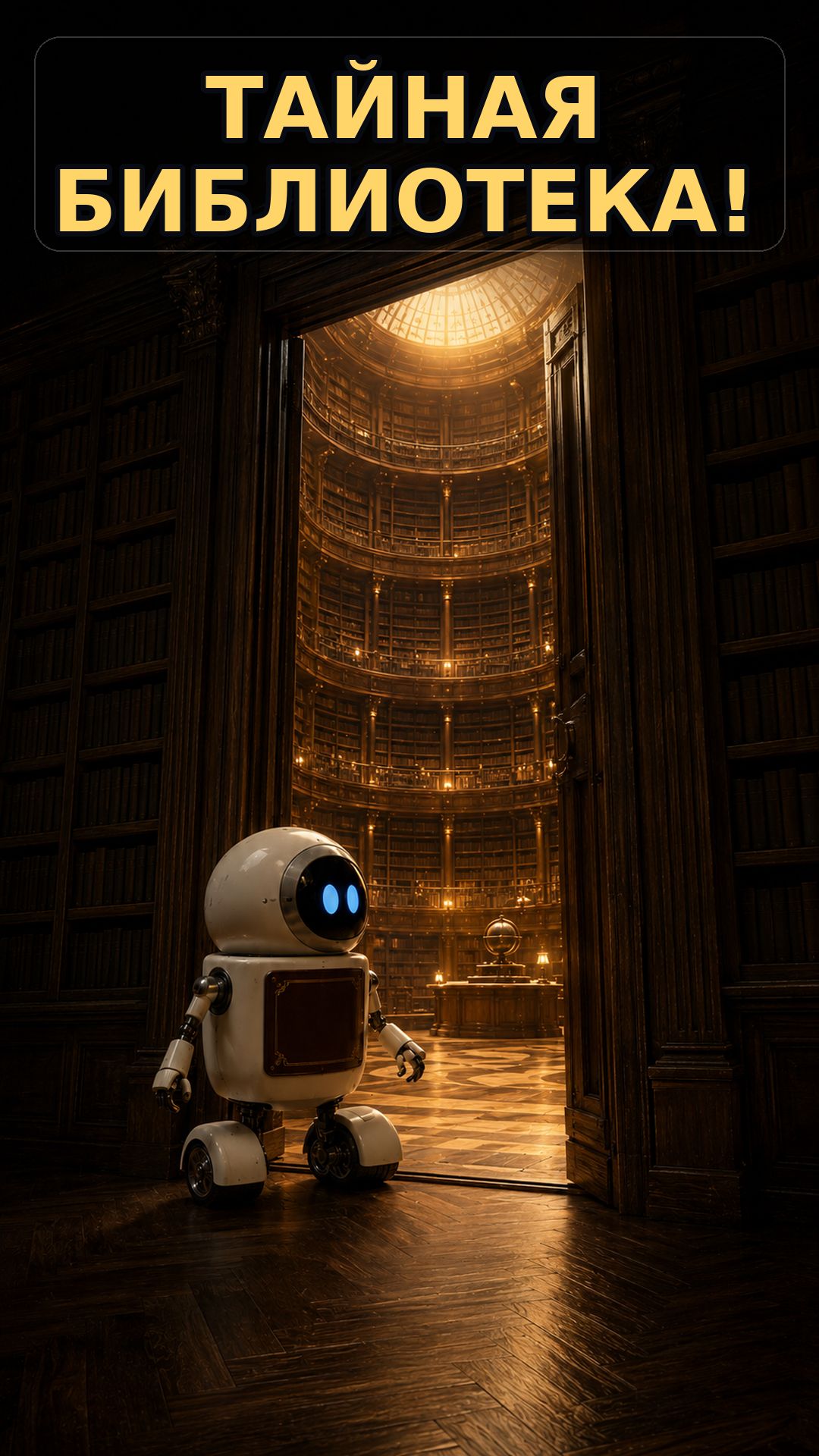 РОБОТ НАШЁЛ ТАЙНУЮ КОМНАТУ ЗА КНИЖНОЙ ПОЛКОЙ! 🤖