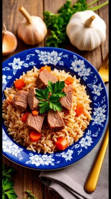 Рассыпчатый плов из свинины в кастрюле. Идеи для ужина
