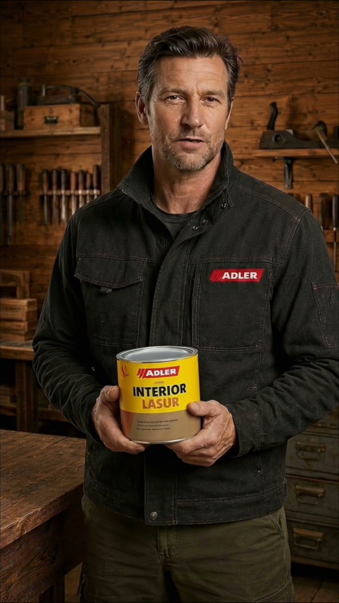 Adler Interior Lasur цветная краска для деревянных стен