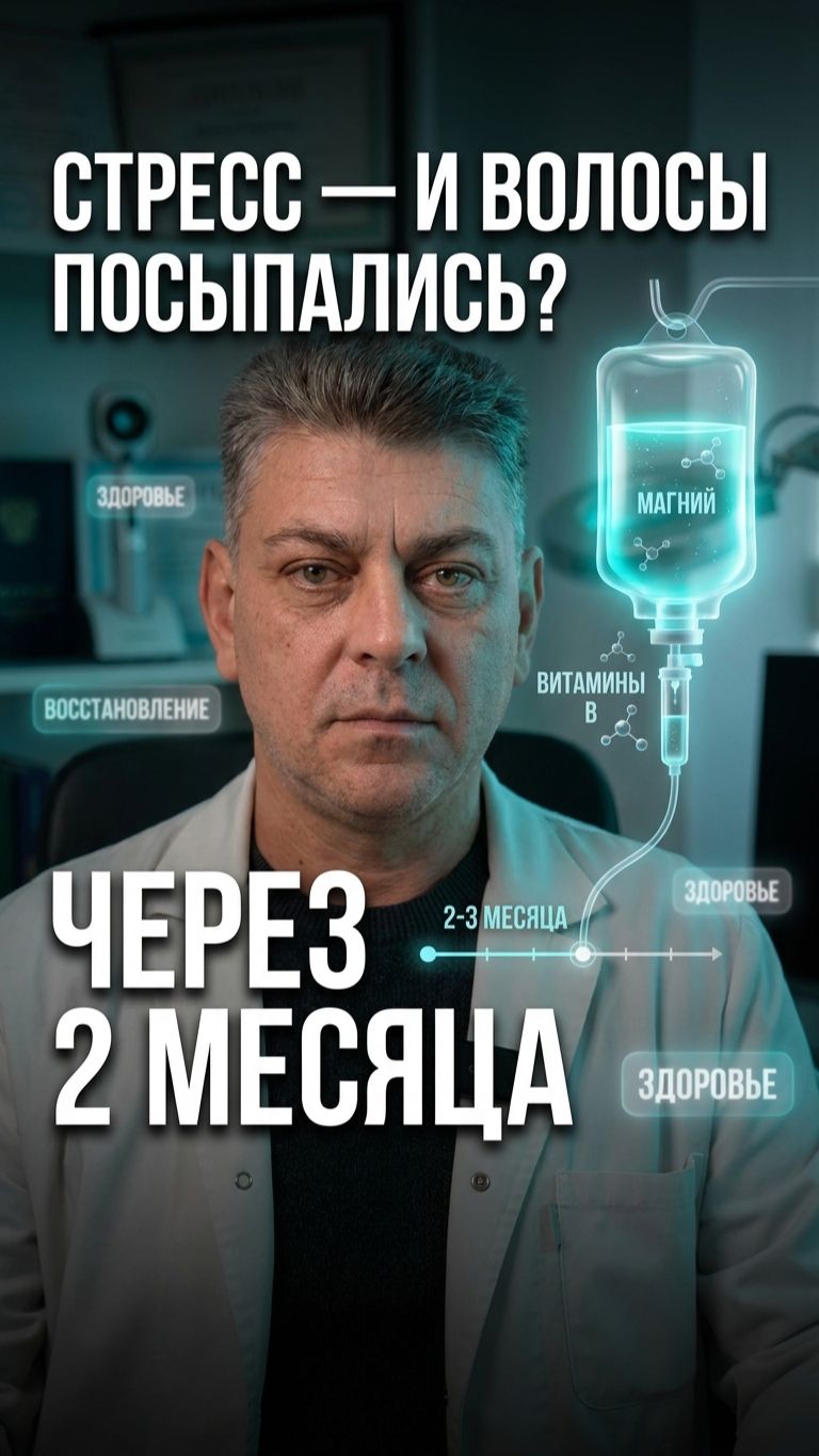 🧠 Выпадение волос после стресса: причины и что реально помогает