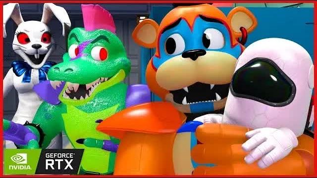 AMONG US 3D - ЗНАКОМСТВО С ФРЕДДИ! | Among Us/FNaF  - Анимации на русском